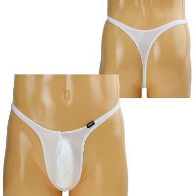 メンズ 2wayストレッチ上向きもっこりTバック ホワイト メンズ 2wayストレッチ上向きもっこりTバック ホワイト