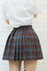 チェック柄プリーツスカート M